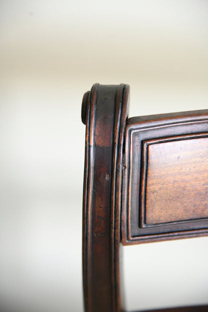 6 Antique 19th Century Bar Back Dining Chairs