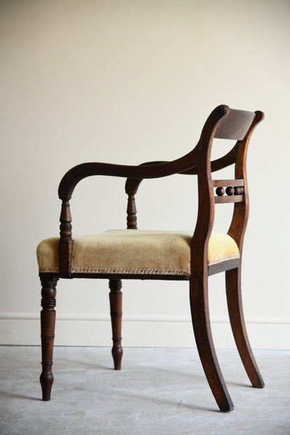 6 Antique 19th Century Bar Back Dining Chairs