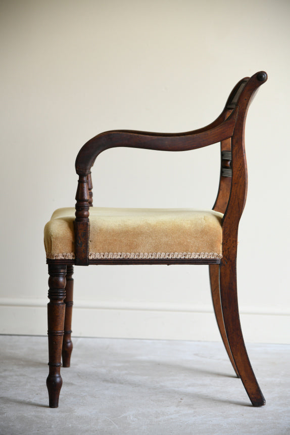 6 Antique 19th Century Bar Back Dining Chairs