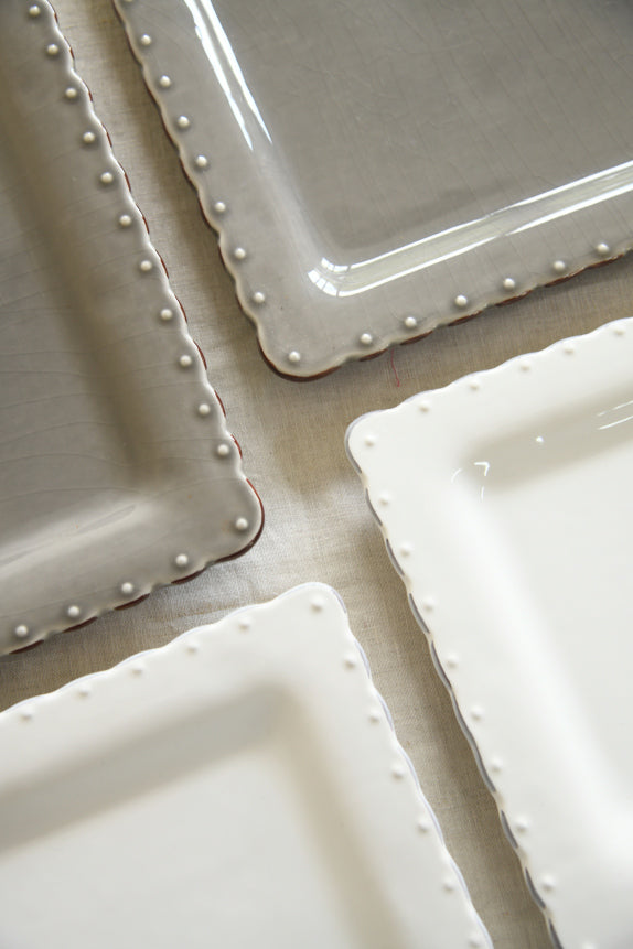 French Square Plates