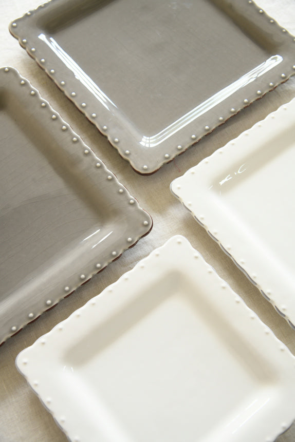 French Square Plates