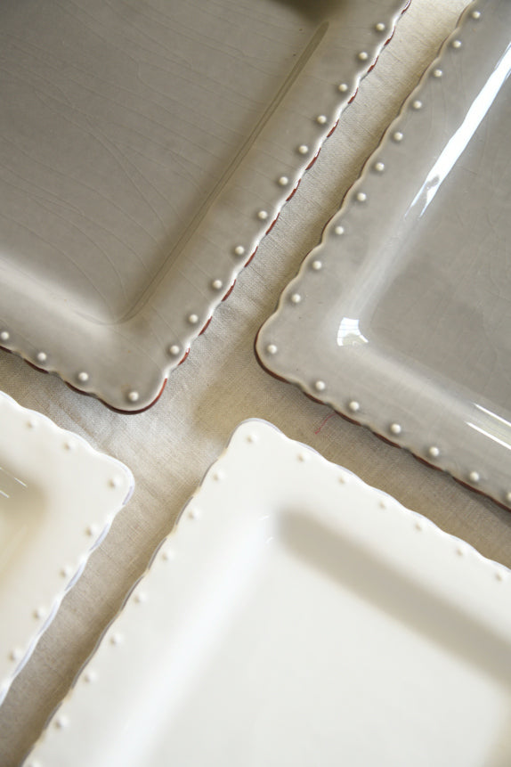 French Square Plates