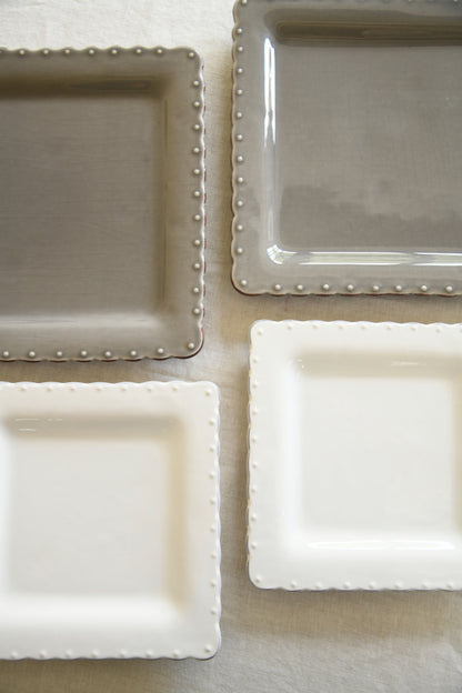 French Square Plates