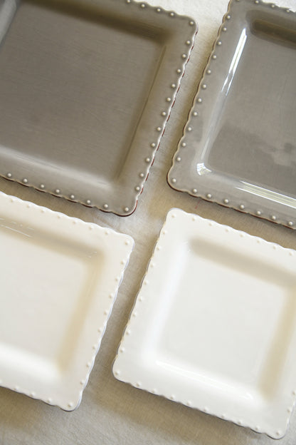 French Square Plates
