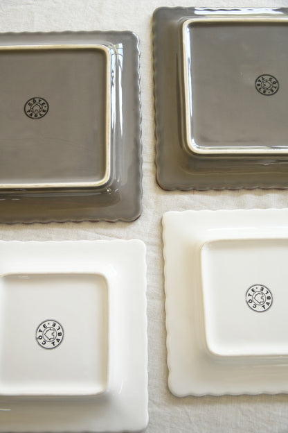 French Square Plates