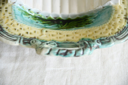 Majolica Asparagus Dish