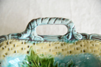 Majolica Asparagus Dish