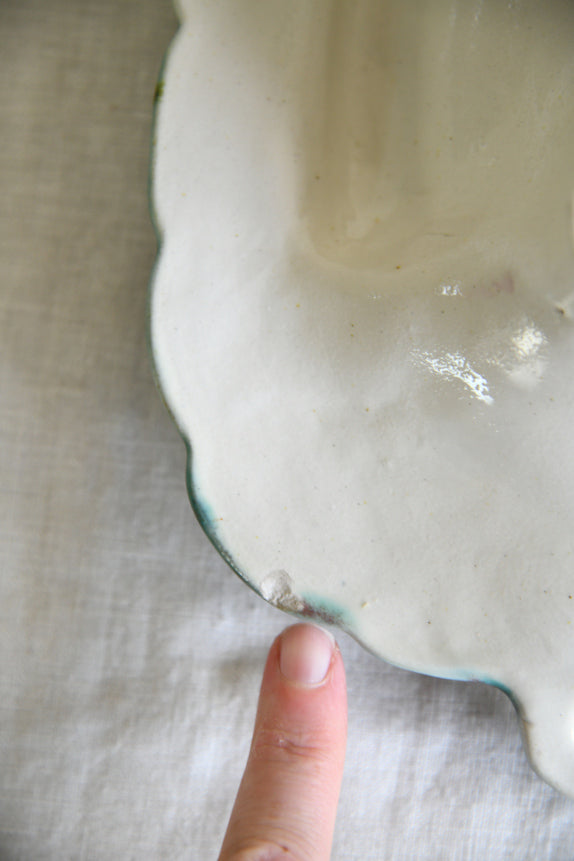 Majolica Asparagus Dish