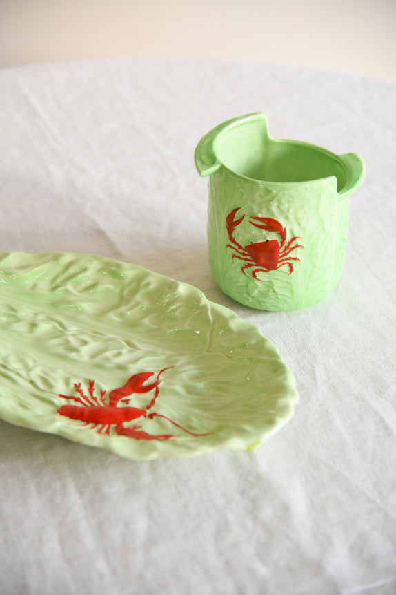 Carlton Ware Lobster Dish & Crab Pot