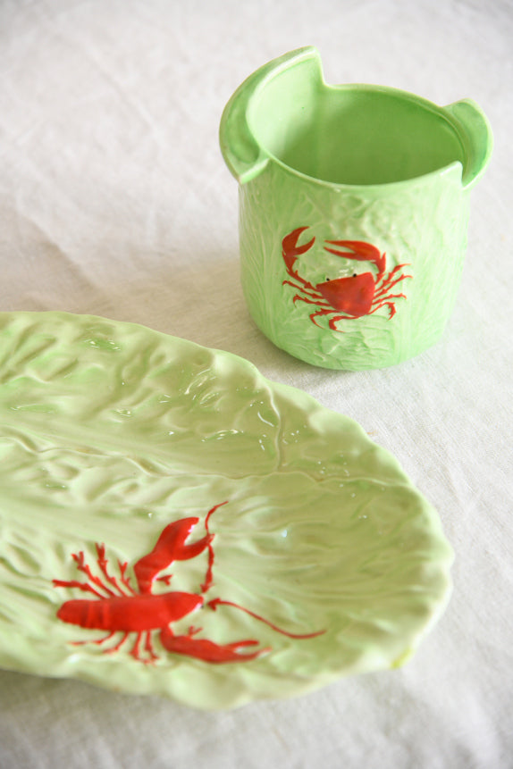 Carlton Ware Lobster Dish & Crab Pot