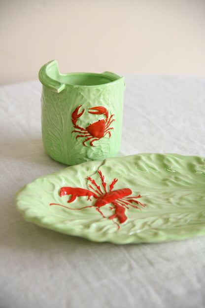 Carlton Ware Lobster Dish & Crab Pot