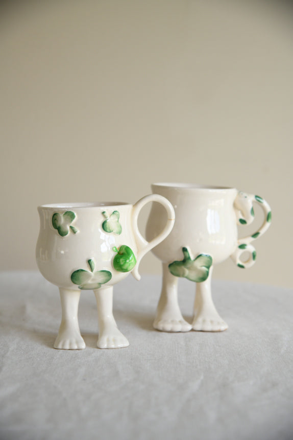 Carlton Ware Adam & Eve Mugs