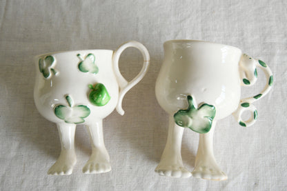 Carlton Ware Adam & Eve Mugs
