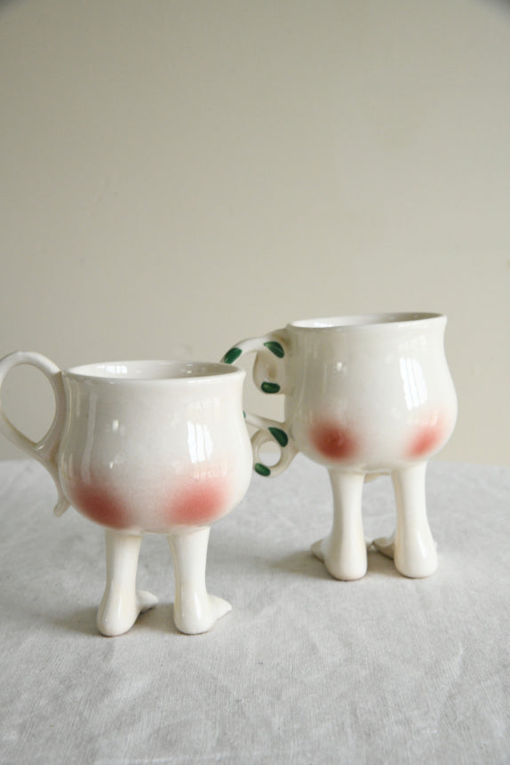 Carlton Ware Adam & Eve Mugs