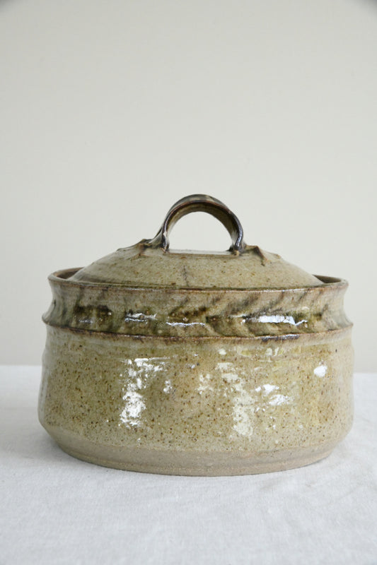 Studio Pottery Lidded Dish