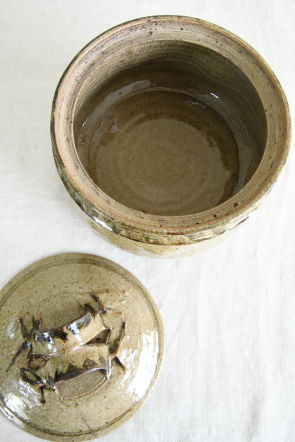 Studio Pottery Lidded Dish