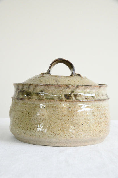 Studio Pottery Lidded Dish