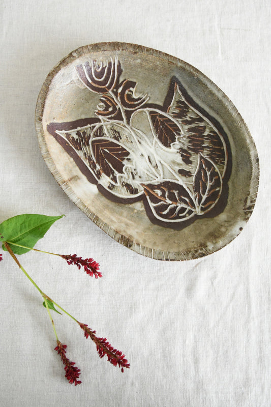 Brown Pottery Dish