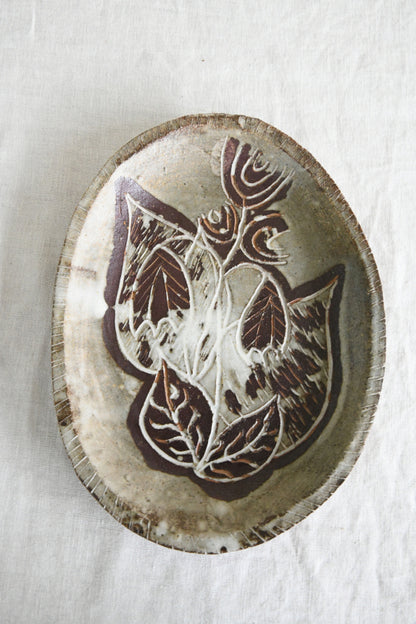 Brown Pottery Dish