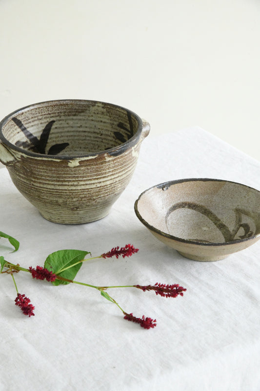 Pair of Pottery Bowls