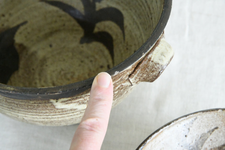 Pair of Pottery Bowls