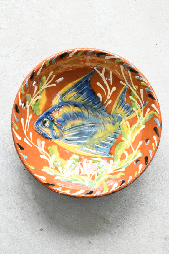 Majolica Fish Bowl