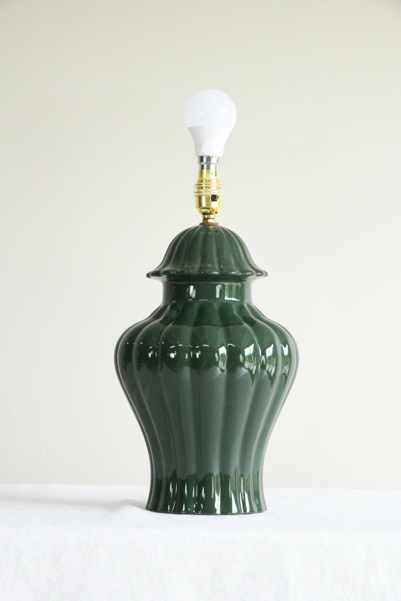 Green Ceramic Table Lamp