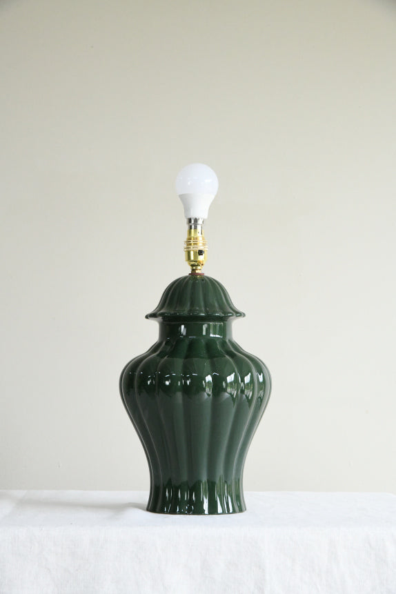 Green Ceramic Table Lamp