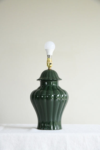 Green Ceramic Table Lamp