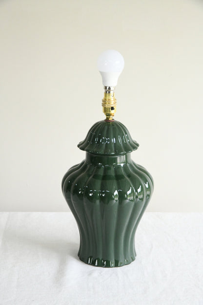 Green Ceramic Table Lamp