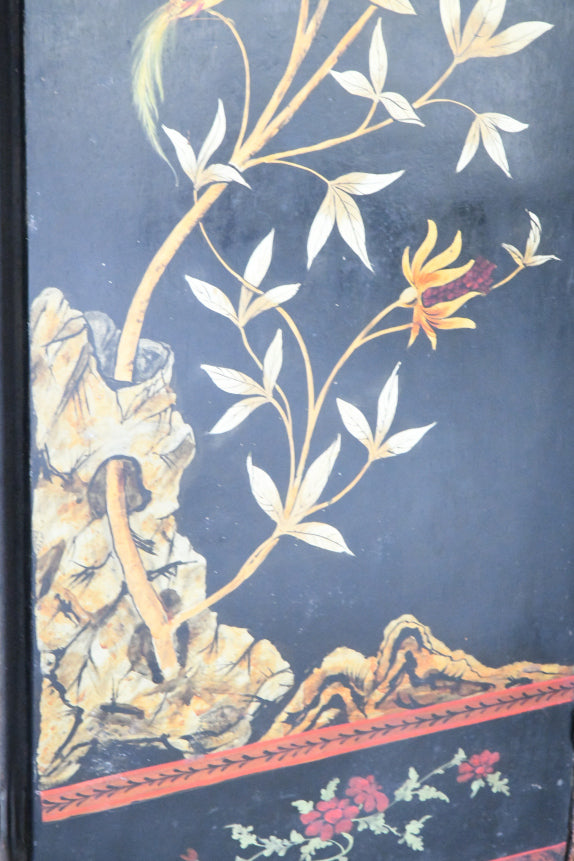 Antique Oriental Style Folding Screen