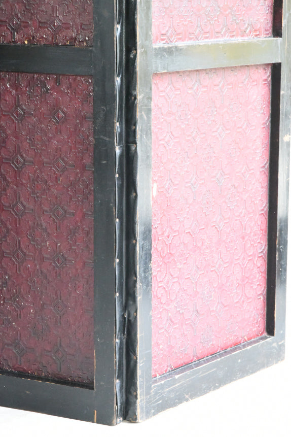 Antique Oriental Style Folding Screen
