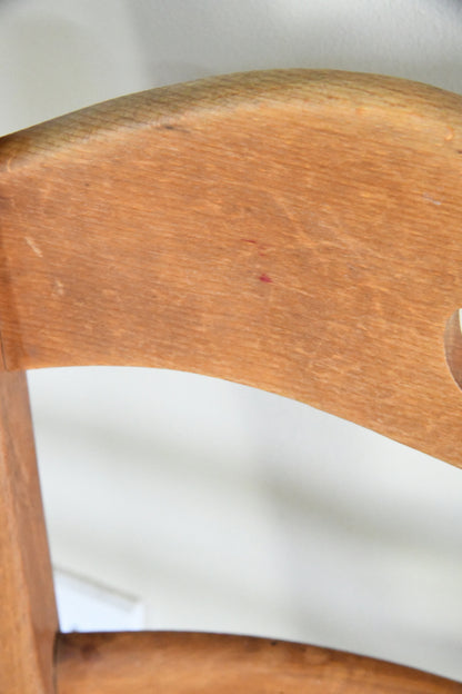 6 Traditional Style Beech Dining Chairs