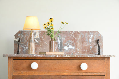 Oak & Marble Washstand
