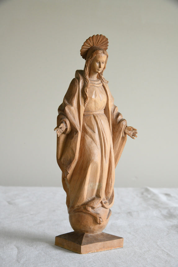 20th Century Carved Madonna