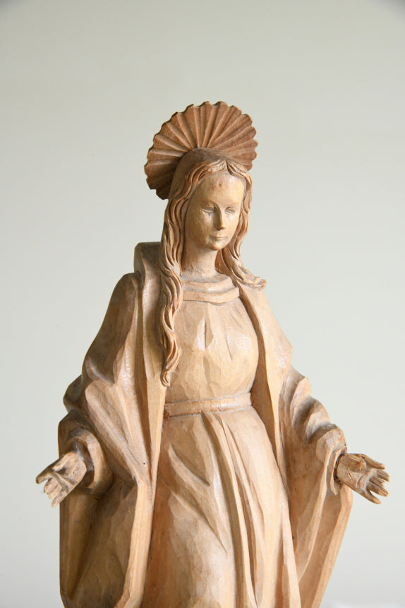20th Century Carved Madonna