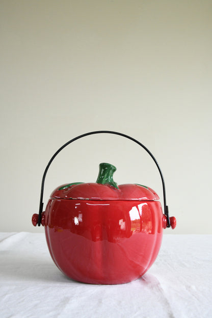 Ceramic Tomato Soup Tureen