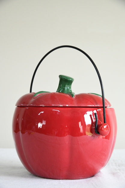 Ceramic Tomato Soup Tureen