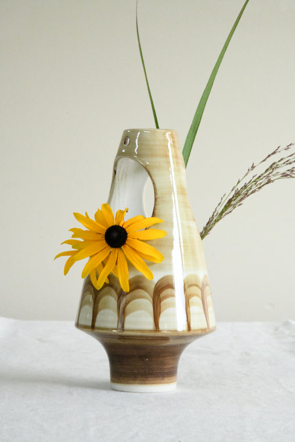 Vintage Jersey Pottery Hanging Vase