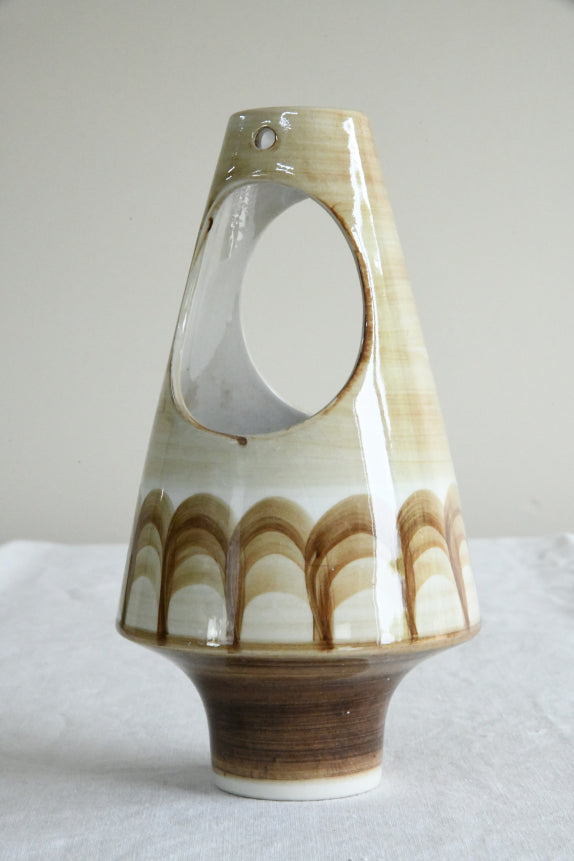 Vintage Jersey Pottery Hanging Vase