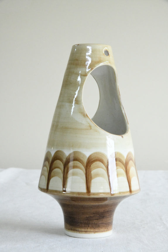 Vintage Jersey Pottery Hanging Vase