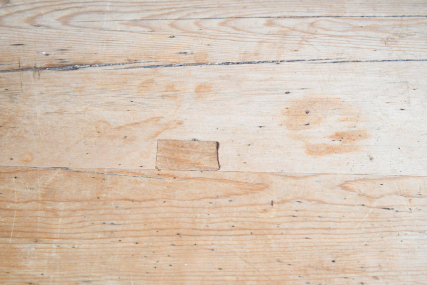 Antique Pine Farmhouse Kitchen Table