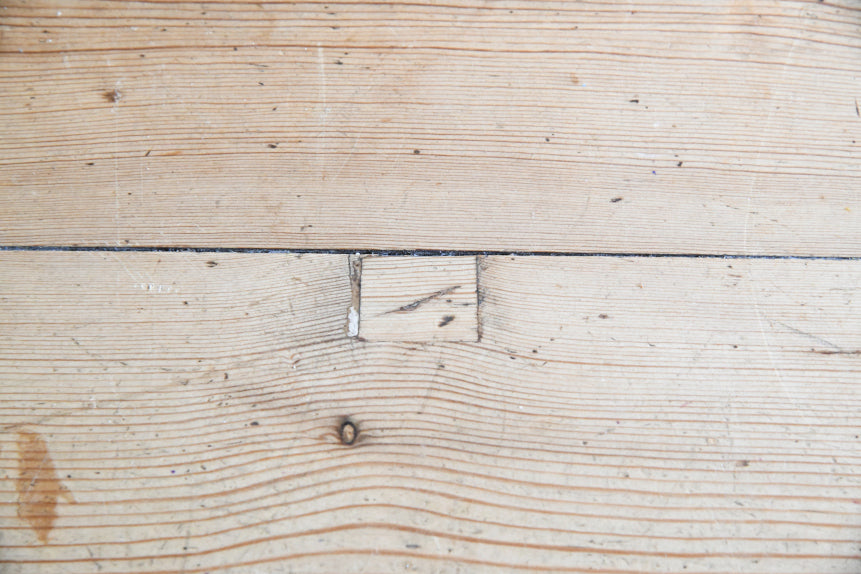 Antique Pine Farmhouse Kitchen Table