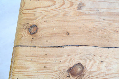 Antique Pine Farmhouse Kitchen Table