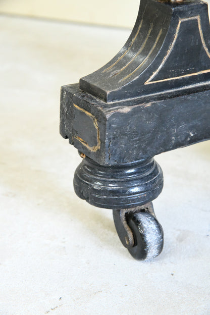 Victorian Ebonised Davenport