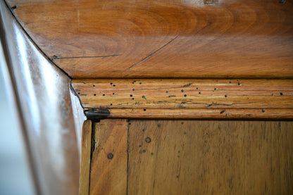 19th Century Continental Inlaid Walnut Cupboard