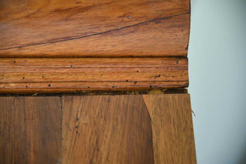 19th Century Continental Inlaid Walnut Cupboard