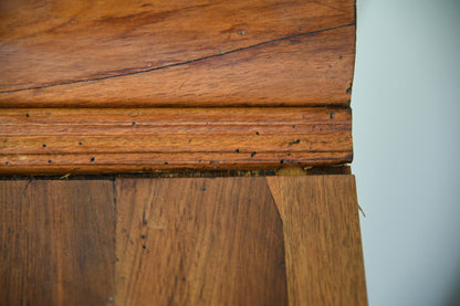 19th Century Continental Inlaid Walnut Cupboard