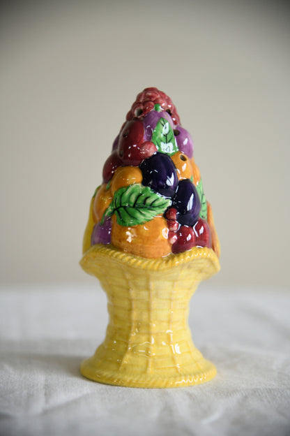 Vintage Carlton Ware Fruit Basket Sugar Sifter