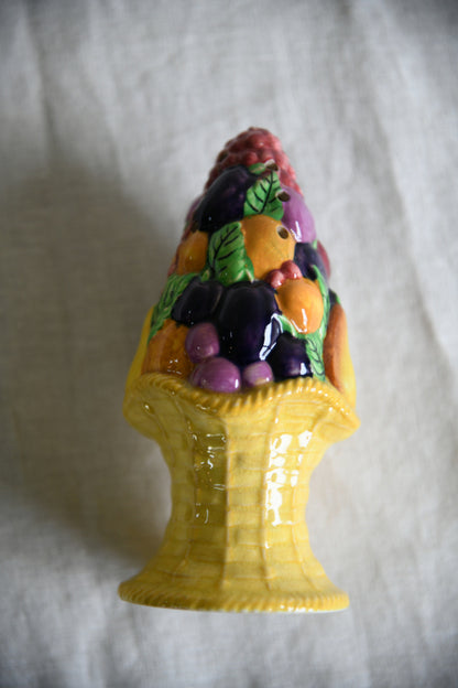 Vintage Carlton Ware Fruit Basket Sugar Sifter